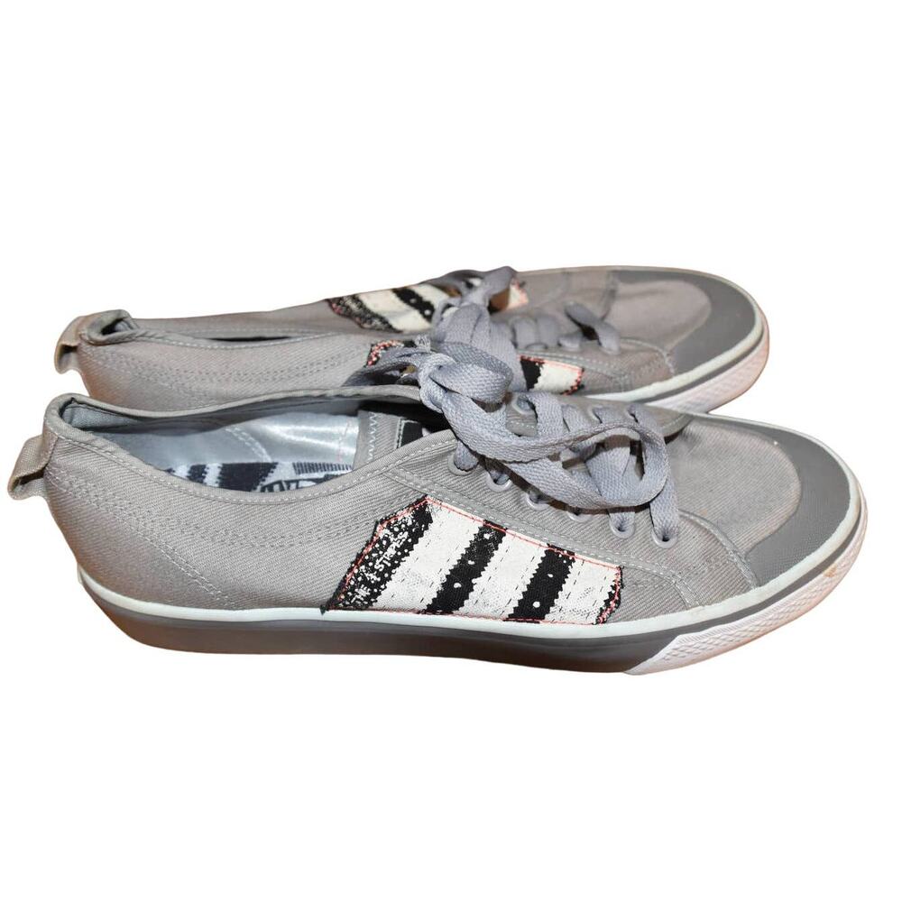 Adidas Nizza Men's 11.5, NWOT, Gray Canvas, VERY RARE